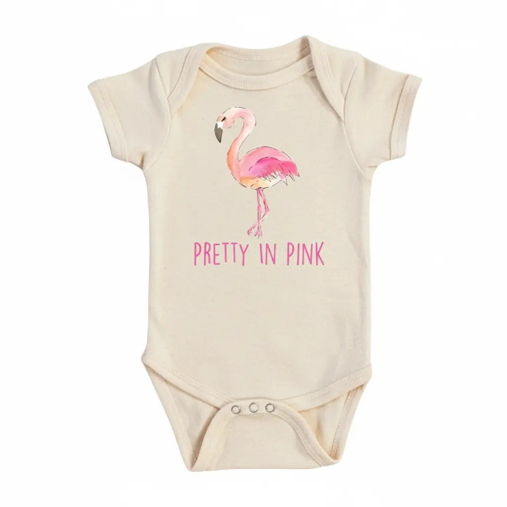 Flamingo Pink- Baby Boy Girl Clothes Infant Bodysuit Funny Cute Newborn  Funny Cute Onesie® | North Fork Forager LLC