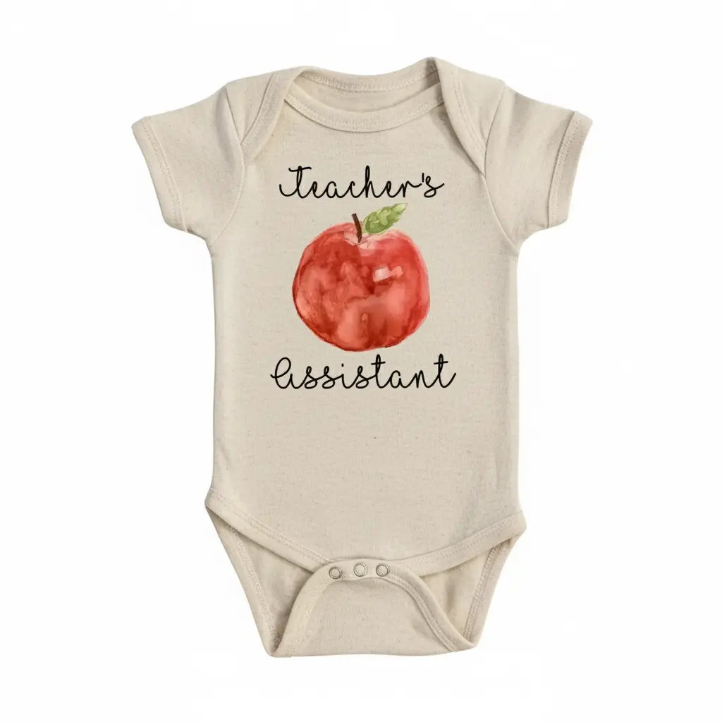 Teacher's Assistant - Baby Boy Girl Clothes Infant Onesie® Funny Cute Newborn GS1  Funny Cute Onesie® | North Fork Forager LLC