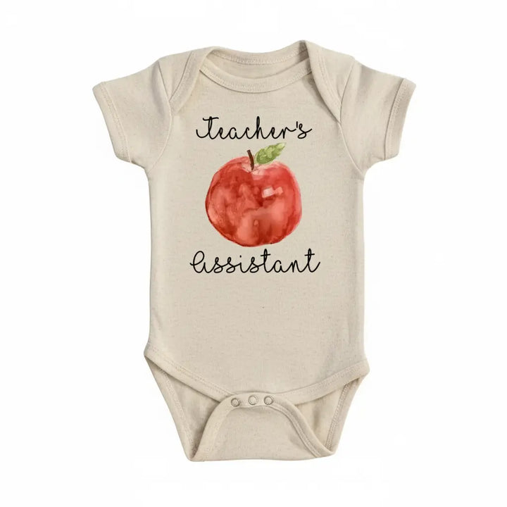 Teacher's Assistant - Baby Boy Girl Clothes Infant Onesie® Funny Cute Newborn GS1  Funny Cute Onesie® | North Fork Forager LLC