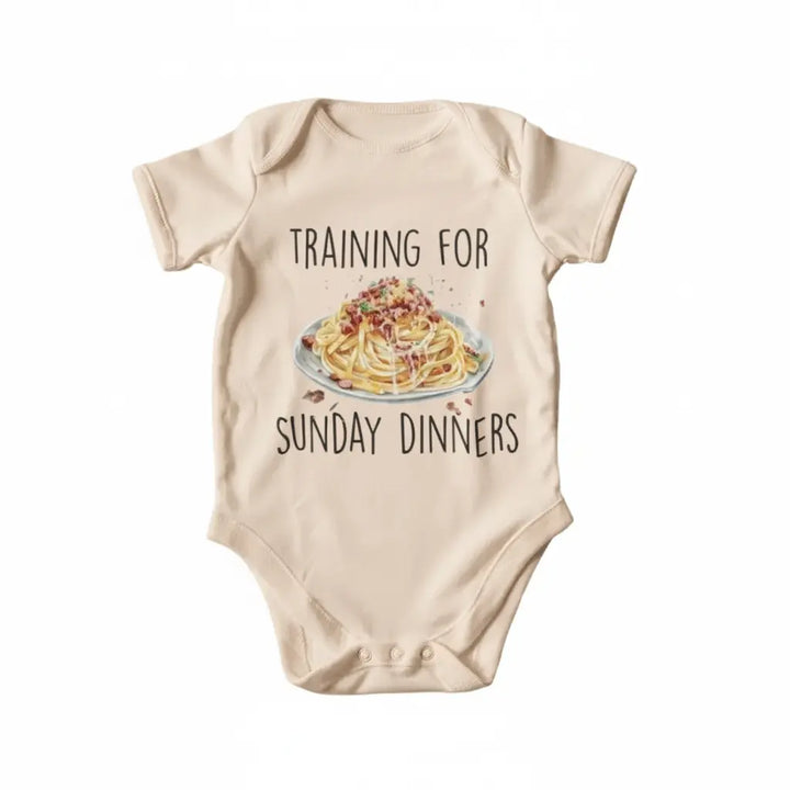 Italian Pasta - Baby Boy Girl Clothes Infant Onesie® Funny Cute Newborn 7 GS1  Funny Cute Onesie® | North Fork Forager LLC