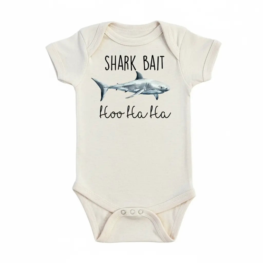 Shark Bait - Baby Boy Girl Clothes Infant Onesie® Funny Cute Newborn GS1  Funny Cute Onesie® | North Fork Forager LLC