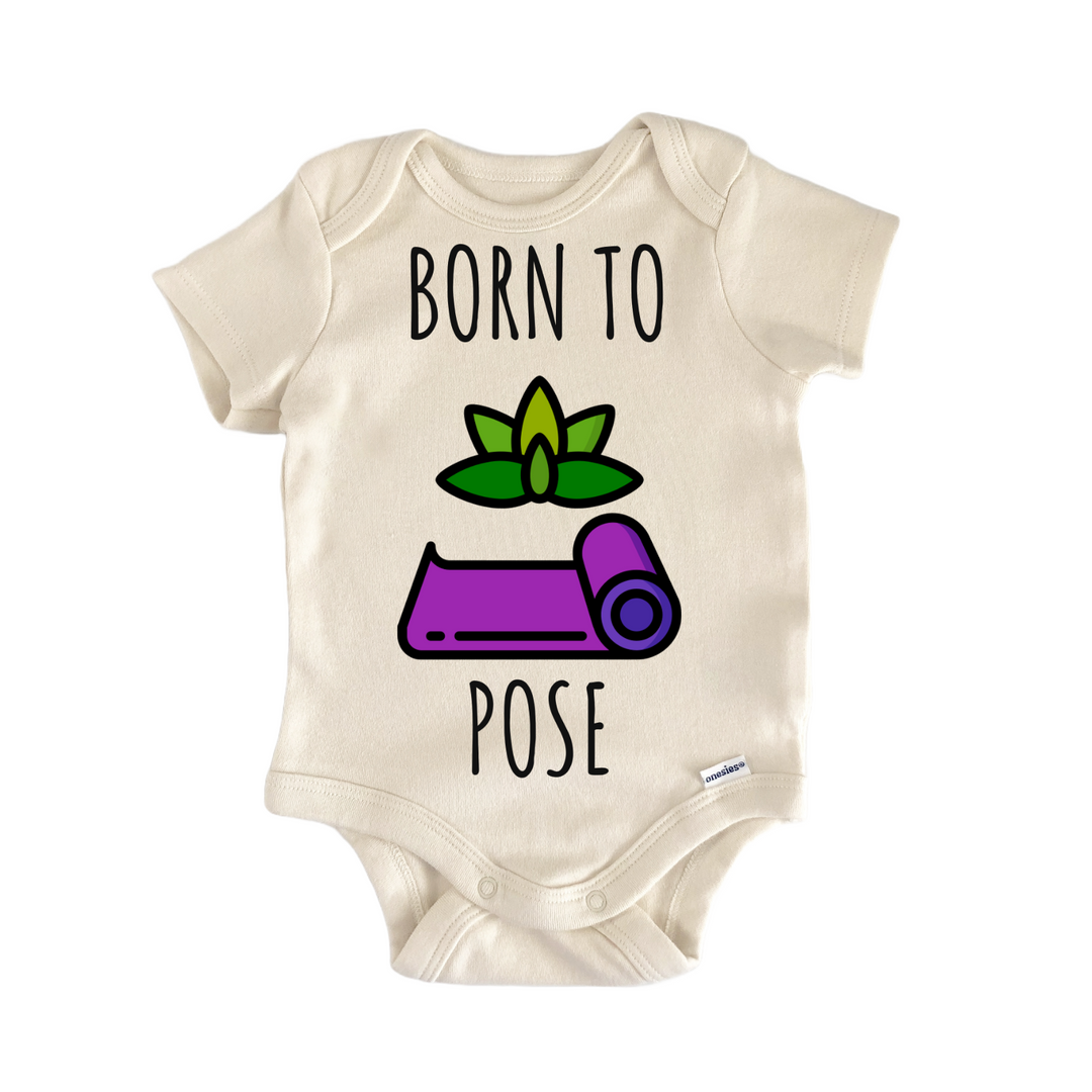 Yoga Pose Lotus Baby Gift Baby Onesie®