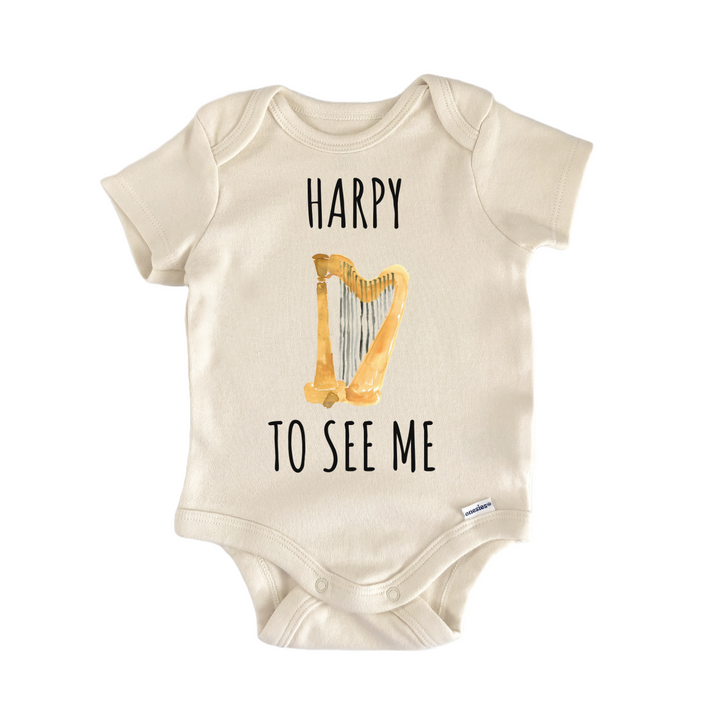 Harp Instrument Strings Musician Baby Gift Baby Onesie®