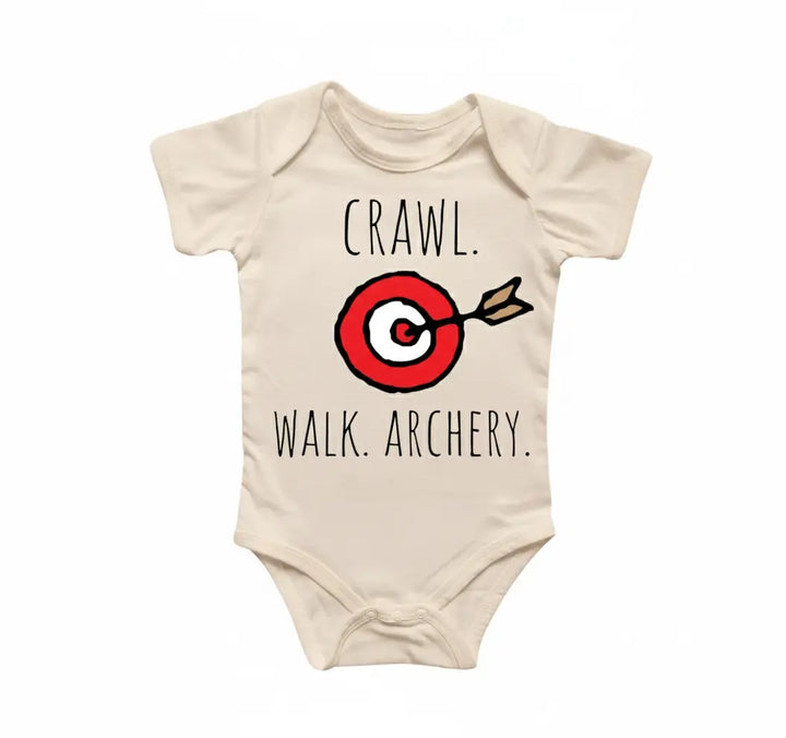 Archery Bow Arrow - Baby Boy Girl Clothes Infant Bodysuit Funny Cute Newborn  Funny Cute Onesie® | North Fork Forager LLC