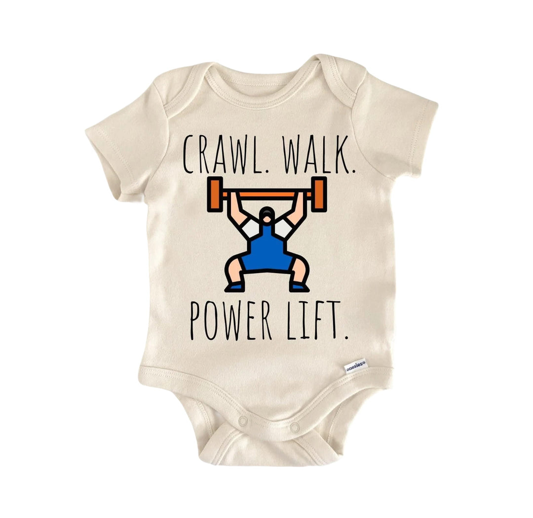 Powerlifter Powerlifting - Baby Boy Girl Clothes Infant Bodysuit Funny Cute  Funny Cute Onesie® | North Fork Forager LLC