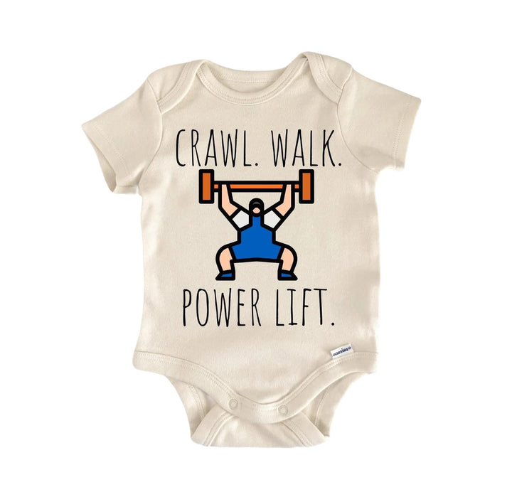 Powerlifter Powerlifting - Baby Boy Girl Clothes Infant Bodysuit Funny Cute  Funny Cute Onesie® | North Fork Forager LLC