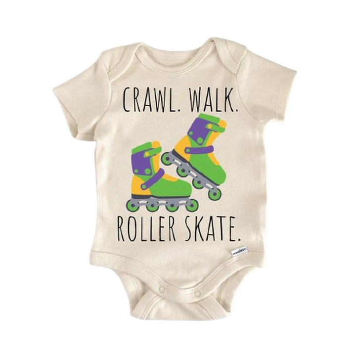 Roller Skate Inline - Baby Boy Girl Clothes Infant Bodysuit Funny Cute Newborn  Funny Cute Onesie® | North Fork Forager LLC