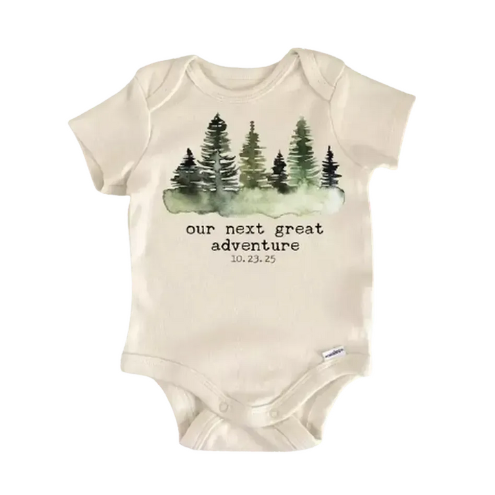 Travel Adventure Forest - Baby Boy Girl Clothes Infant Bodysuit Funny Cute Newborn  Funny Cute Onesie® | North Fork Forager LLC