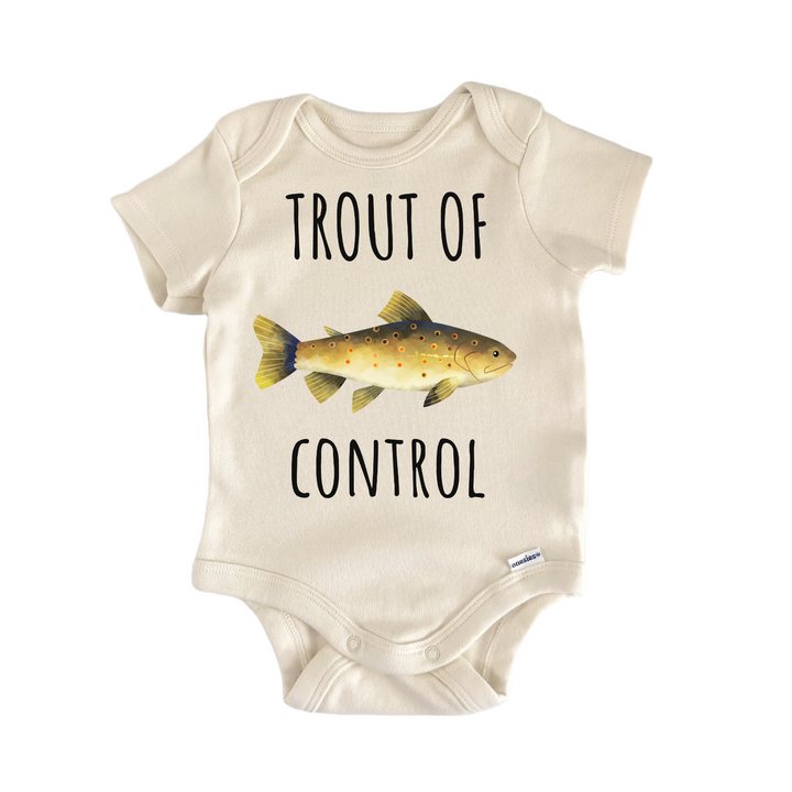Brown Trout Freshwater Fishing Baby Gift Baby Onesie®