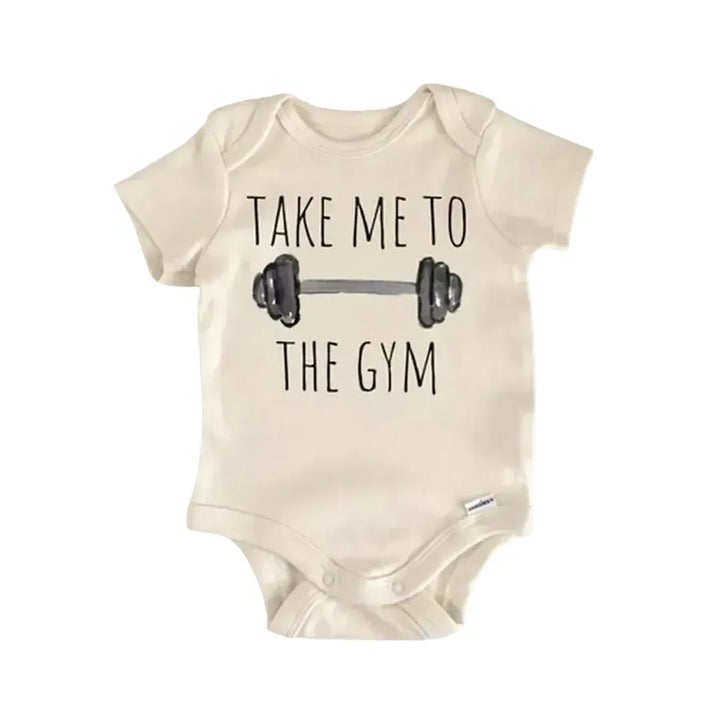 Gym Bodybuilder Workout - Baby Boy Girl Clothes Infant Onesie® Funny Cute GS1  Funny Cute Onesie® | North Fork Forager LLC