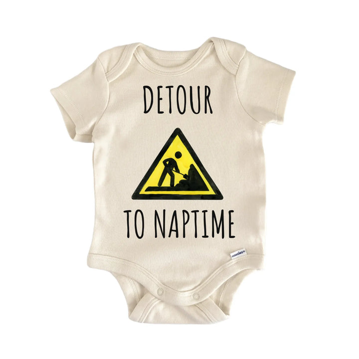 Construction Laborer Detour Baby Gift Baby Bodysuit