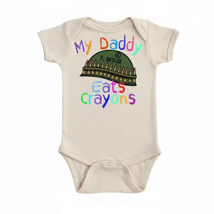 Military Crayon - Baby Boy Girl Clothes Infant Bodysuit Funny Cute Newborn  Funny Cute Onesie® | North Fork Forager LLC