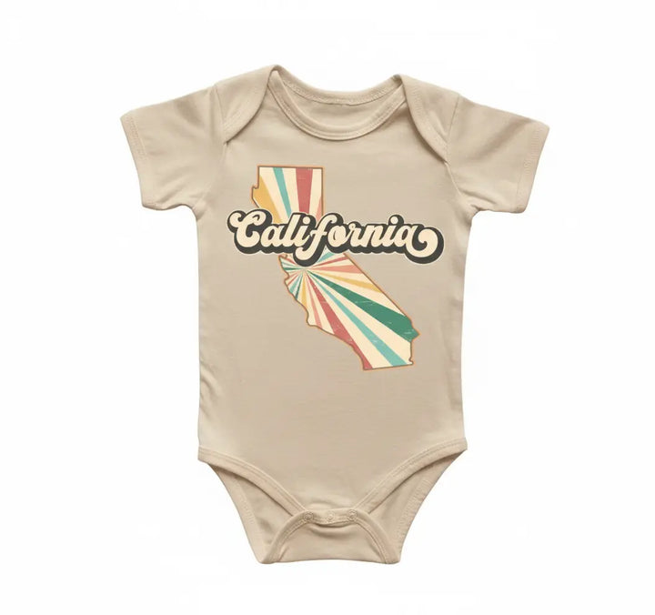 California - Baby Boy Girl Clothes Infant Bodysuit Funny Cute Newborn  Funny Cute Onesie® | North Fork Forager LLC