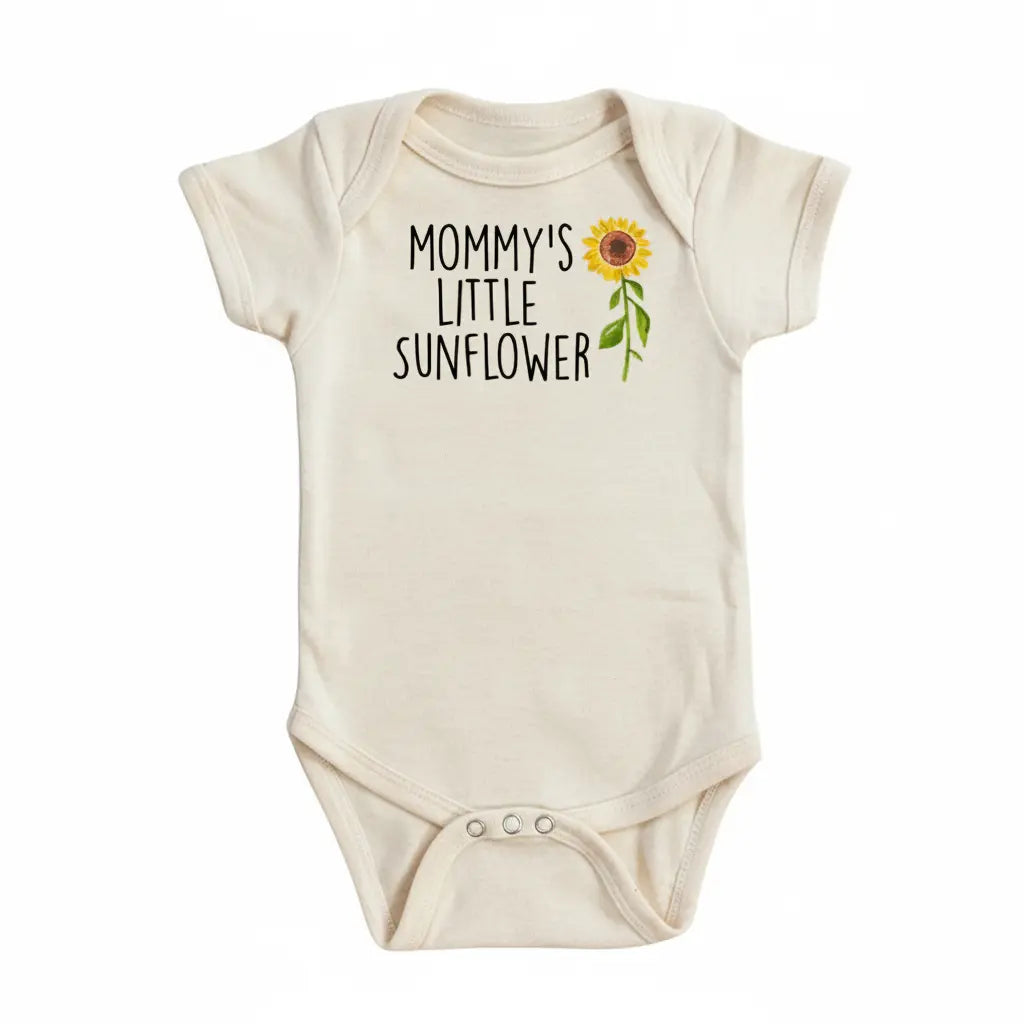 Sunflower Mommy - Baby Boy Girl Clothes Infant Onesie® Funny Cute Newborn GS1  Funny Cute Onesie® | North Fork Forager LLC