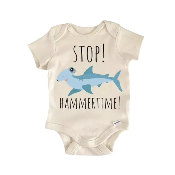 Hammerhead Shark Hammer Time - Baby Boy Girl Clothes Infant Bodysuit Funny Cute Newborn  Funny Cute Onesie® | North Fork Forager LLC