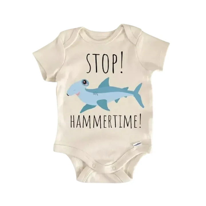 Hammerhead Shark Hammer Time - Baby Boy Girl Clothes Infant Bodysuit Funny Cute Newborn  Funny Cute Onesie® | North Fork Forager LLC