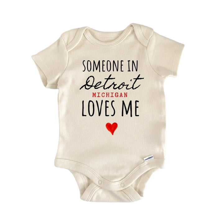 Detroit Michigan Baby Gift Baby Bodysuit