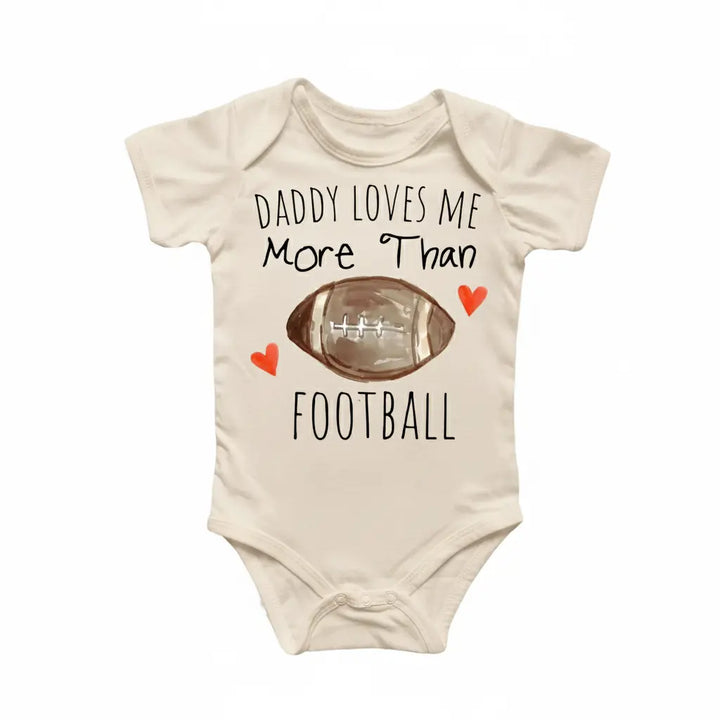 Football Love - Baby Boy Girl Clothes Infant Bodysuit Funny Cute Newborn  Funny Cute Onesie® | North Fork Forager LLC