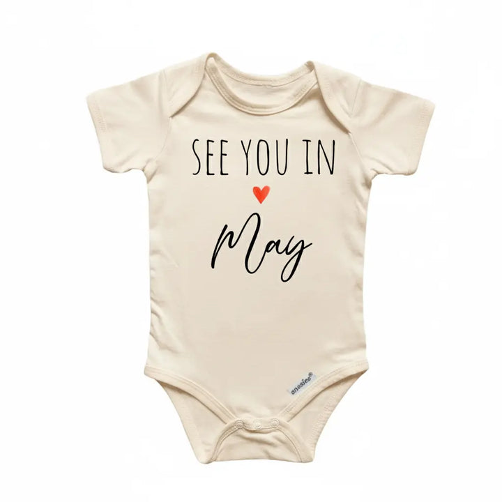 May Baby Announcement - Baby Boy Girl Clothes Infant Bodysuit Funny Cute Newborn  Funny Cute Onesie® | North Fork Forager LLC