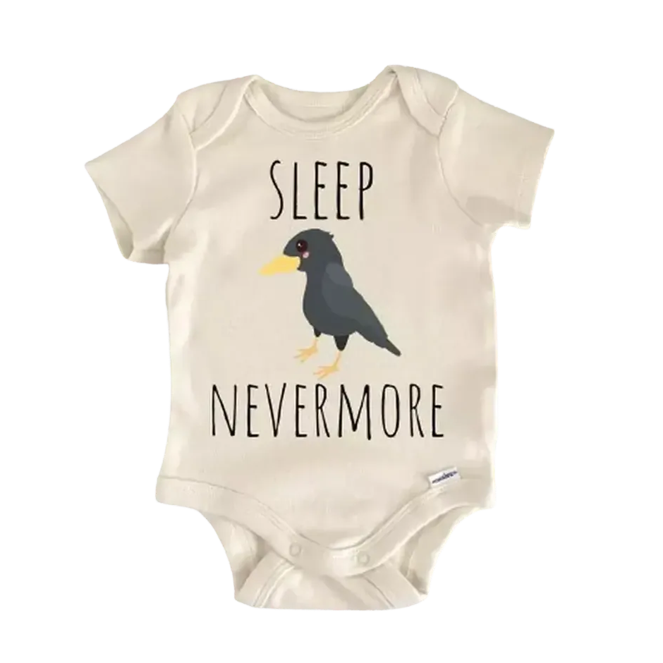 Raven Bird Poe - Baby Boy Girl Clothes Infant Bodysuit Funny Cute Newborn  Funny Cute Onesie® | North Fork Forager LLC
