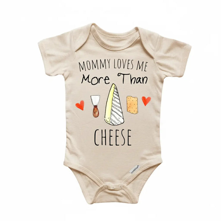 Cheese Mommy Wine - Baby Boy Girl Clothes Infant Bodysuit Funny Cute Newborn  Funny Cute Onesie® | North Fork Forager LLC