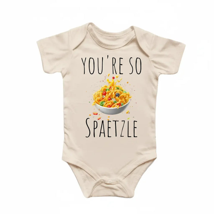 German Spaetzle Oktoberfest - Baby Boy Girl Clothes Infant Onesie® Funny Cute Newborn GS1  Funny Cute Onesie® | North Fork Forager LLC