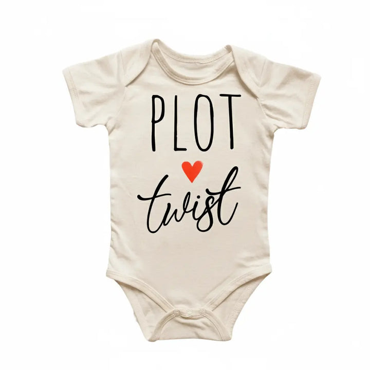 Plot Twist Surprise Book - Baby Boy Girl Clothes Infant Bodysuit Funny Cute Newborn  Funny Cute Onesie® | North Fork Forager LLC