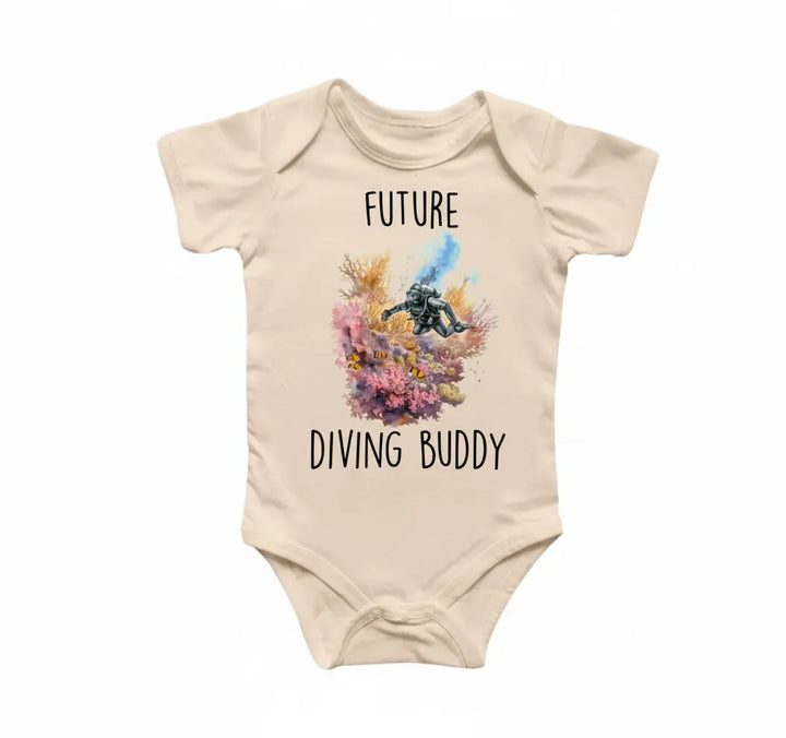 Scuba Diver - Baby Boy Girl Clothes Infant Bodysuit Funny Cute Newborn 6  Funny Cute Onesie® | North Fork Forager LLC