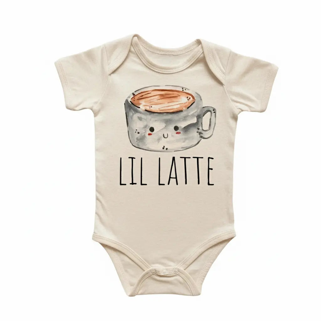 Little Latte Coffee - Baby Boy Girl Clothes Infant Onesie® Funny Cute Newborn GS1  Funny Cute Onesie® | North Fork Forager LLC