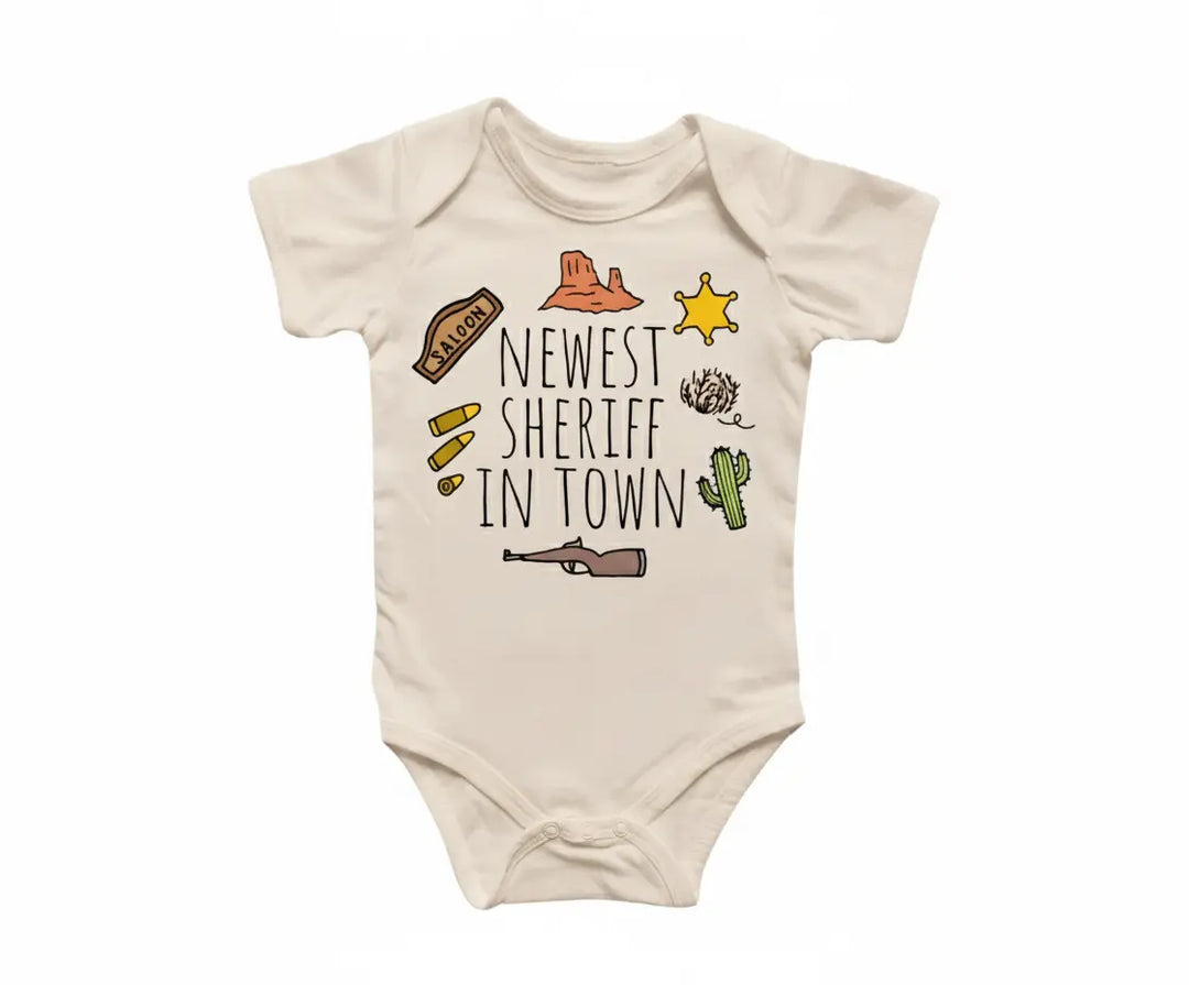 Police Sheriff - Baby Boy Girl Clothes Infant Bodysuit Funny Cute Newborn  Funny Cute Onesie® | North Fork Forager LLC
