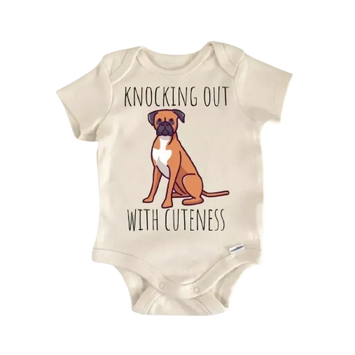 Boxer Dog Animal - Baby Boy Girl Clothes Infant Bodysuit Funny Cute Newborn  Funny Cute Onesie® | North Fork Forager LLC
