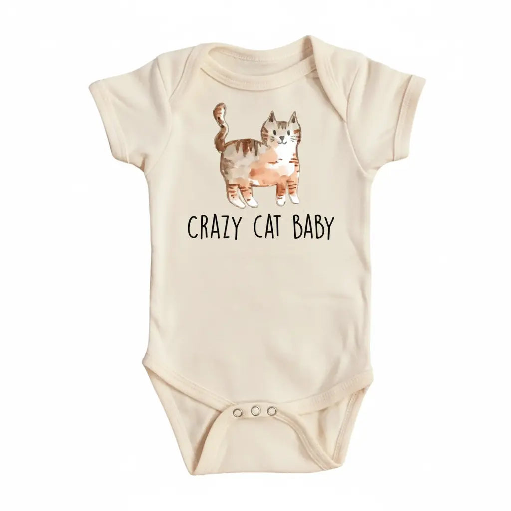 Crazy Cat Baby - Baby Boy Girl Clothes Infant Bodysuit Funny Cute Newborn  Funny Cute Onesie® | North Fork Forager LLC