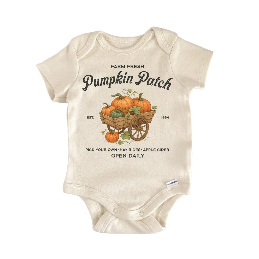 Pumpkin Patch Gourd Fall Farm Baby Gift Baby Bodysuit