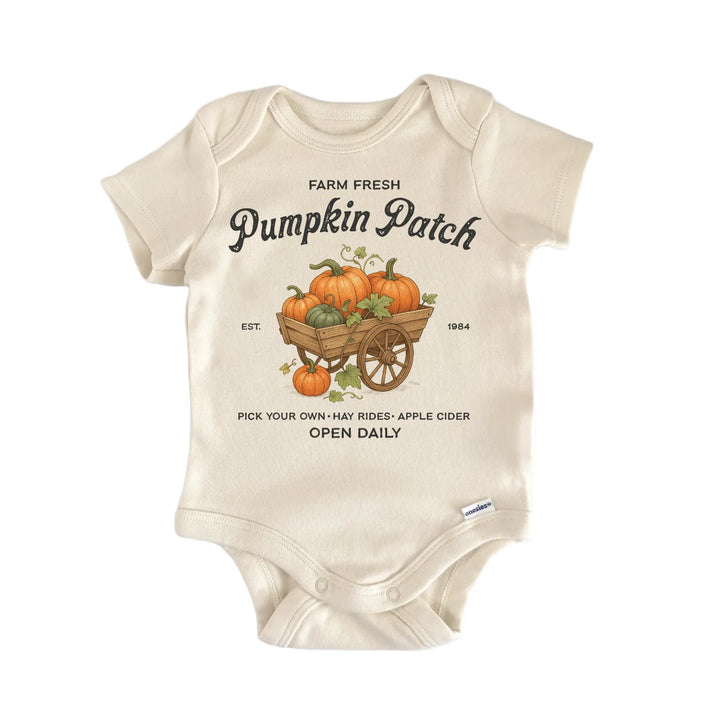 Pumpkin Patch Gourd Fall Farm Baby Gift Baby Bodysuit