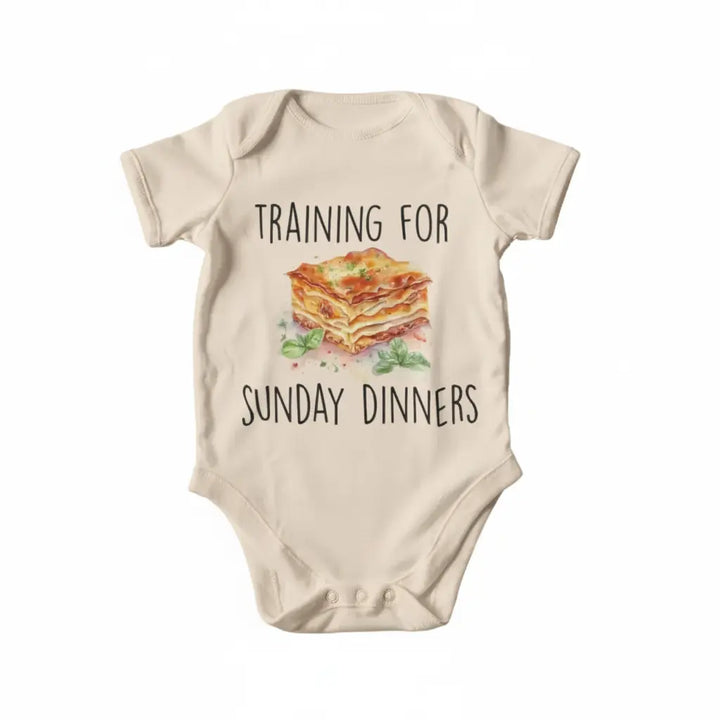 Italian Pasta - Baby Boy Girl Clothes Infant Bodysuit Funny Cute Newborn 6  Funny Cute Onesie® | North Fork Forager LLC