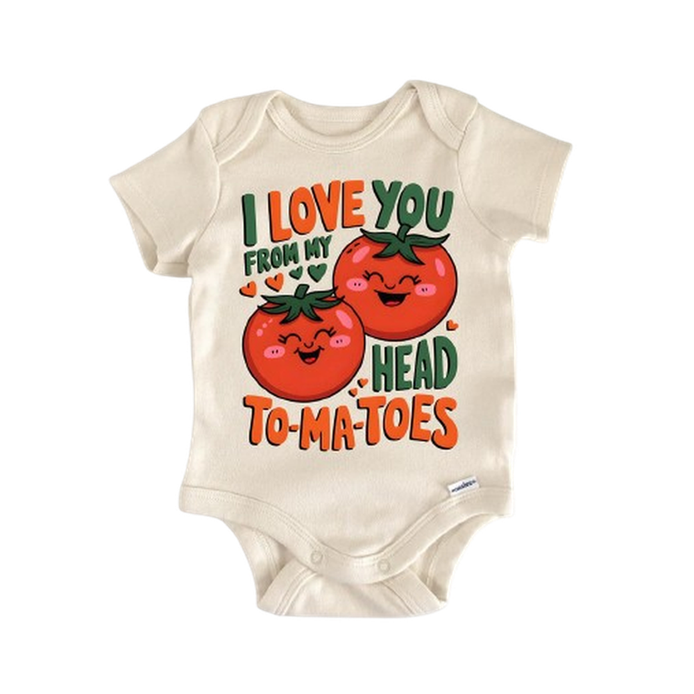 Tomato Fruit Farm - Baby Boy Girl Clothes Infant Bodysuit Funny Cute Newborn  Funny Cute Onesie® | North Fork Forager LLC