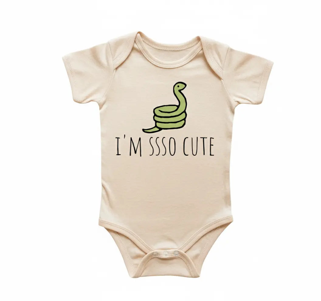 Snake Reptile - Baby Boy Girl Clothes Infant Bodysuit Funny Cute Newborn 4  Funny Cute Onesie® | North Fork Forager LLC