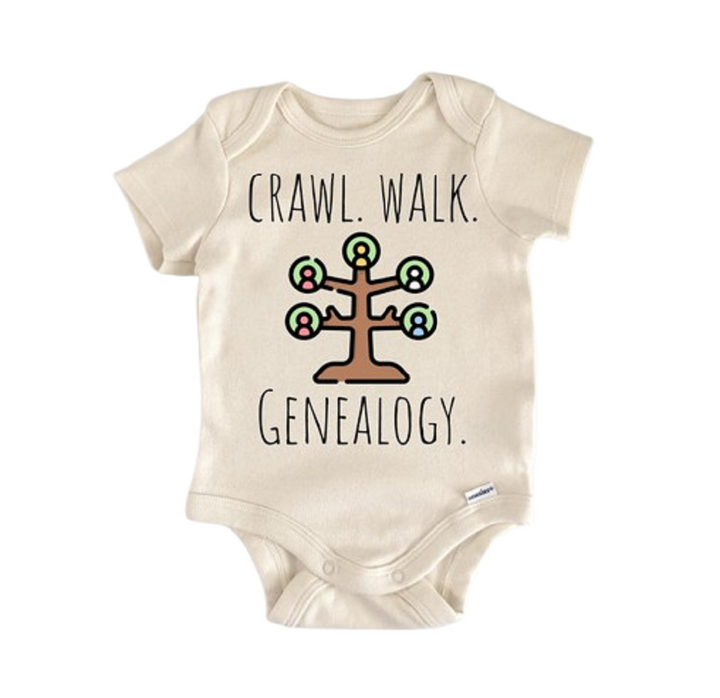 Genealogy Gene - Baby Boy Girl Clothes Infant Bodysuit Funny Cute Newborn