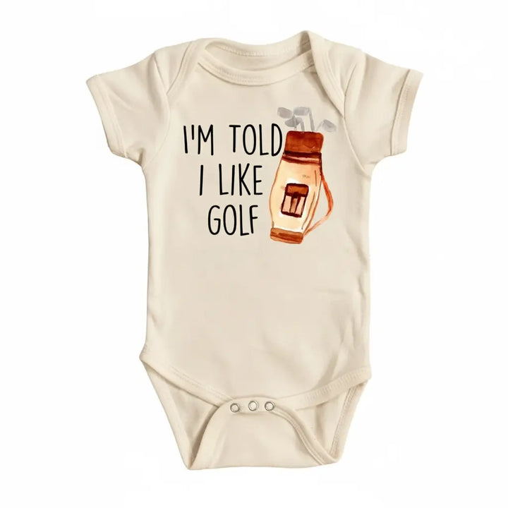 Golf Bag Love - Baby Boy Girl Clothes Infant Onesie® Funny Cute Newborn GS1  Funny Cute Onesie® | North Fork Forager LLC