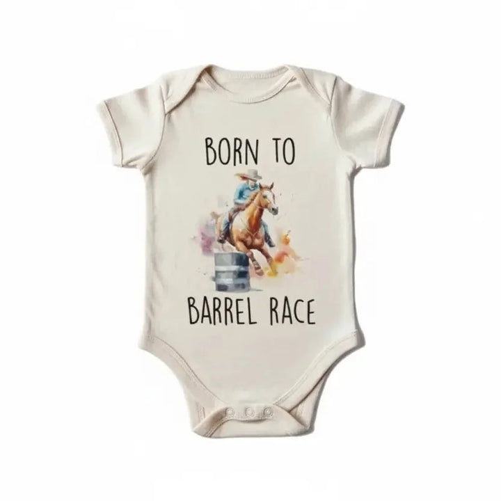 Barrel Racer - Baby Boy Girl Clothes Infant Onesie® Funny Cute Newborn GS1  Funny Cute Onesie® | North Fork Forager LLC