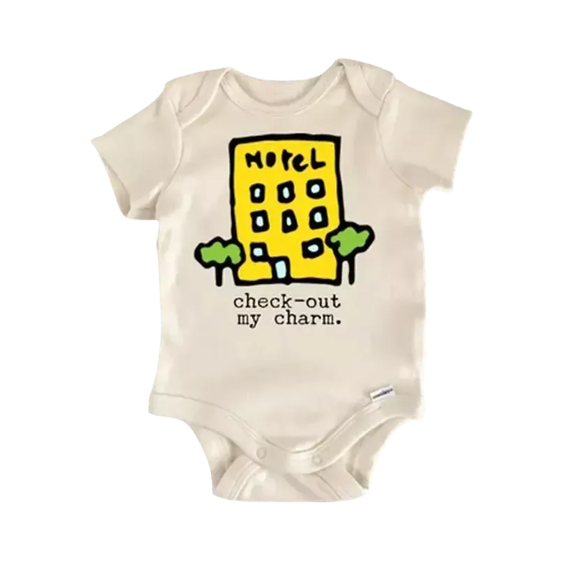 Hotel Hospitality Motel  - Baby Boy Girl Clothes Infant Bodysuit Funny Cute Newborn  Funny Cute Onesie® | North Fork Forager LLC