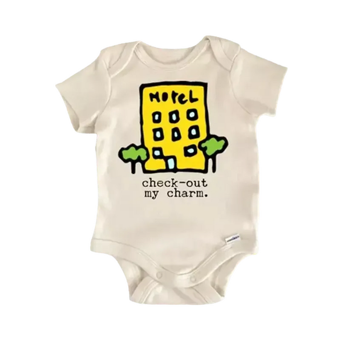 Hotel Hospitality Motel  - Baby Boy Girl Clothes Infant Bodysuit Funny Cute Newborn  Funny Cute Onesie® | North Fork Forager LLC