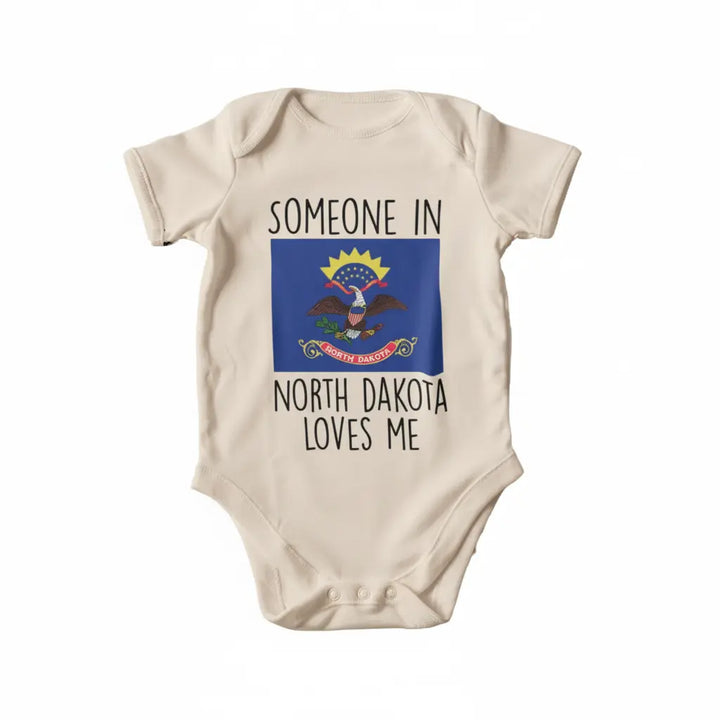 North Dakota - Baby Boy Girl Clothes Infant Bodysuit Funny Cute Newborn  Funny Cute Onesie® | North Fork Forager LLC