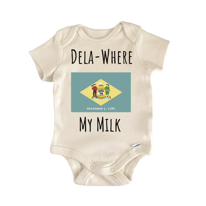 Delaware State Flag Infant Gift Baby Onesie®