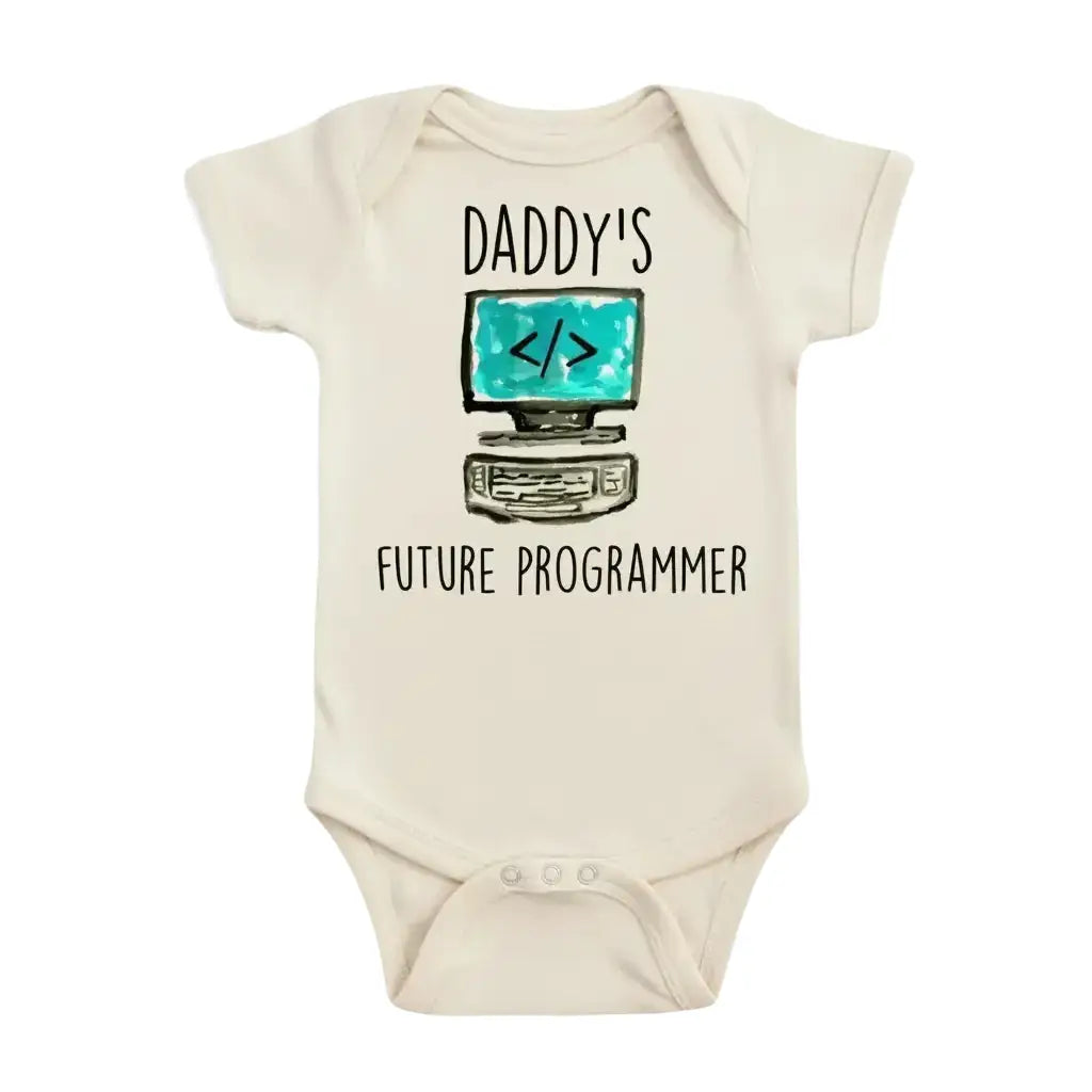 Programmer Future - Baby Boy Girl Clothes Infant Bodysuit Funny Cute Newborn  Funny Cute Onesie® | North Fork Forager LLC
