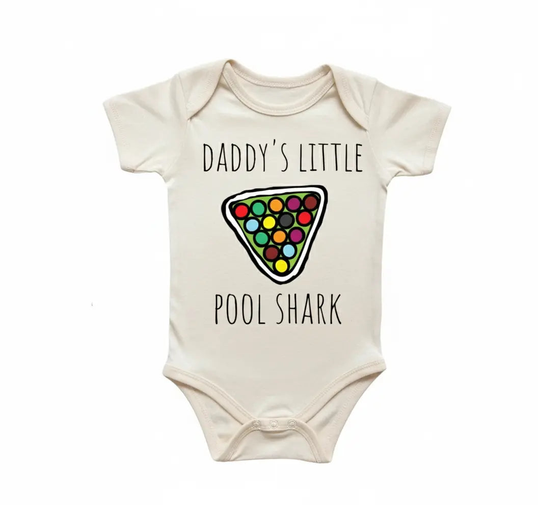 Pool Table Shark - Baby Boy Girl Clothes Infant Bodysuit Funny Cute Newborn  Funny Cute Onesie® | North Fork Forager LLC