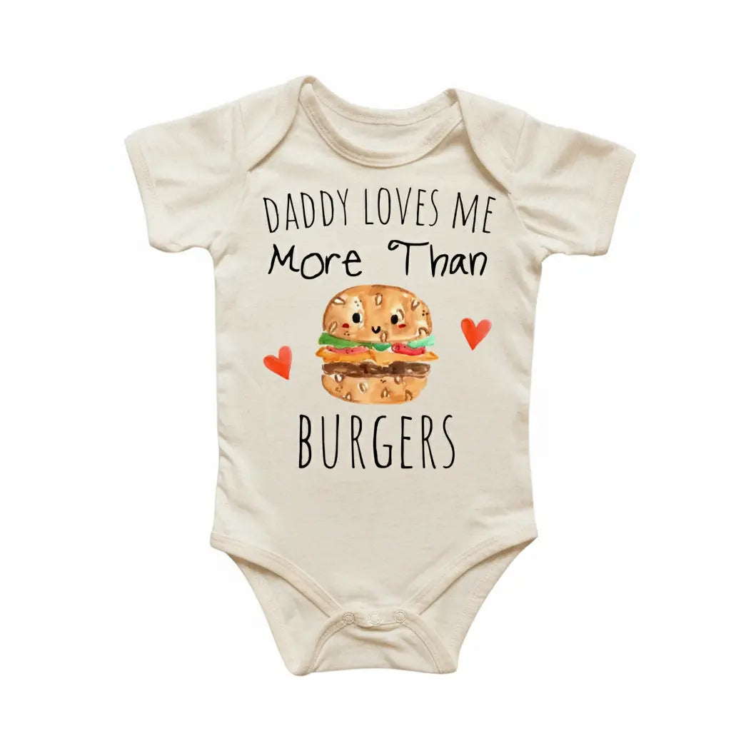 Daddy Bbq Burger - Baby Boy Girl Clothes Infant Bodysuit Funny Cute Newborn  Funny Cute Onesie® | North Fork Forager LLC