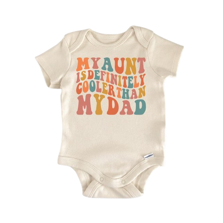 Auntie Aunt - Baby Boy Girl Clothes Infant Bodysuit Funny Cute Newborn