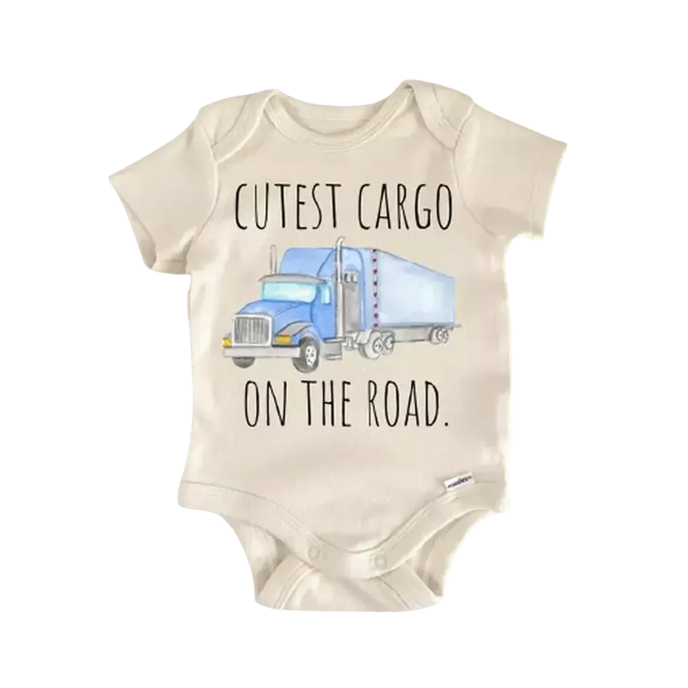 Trucking Trucker Truck - Baby Boy Girl Clothes Infant Bodysuit Funny Cute Newborn  Funny Cute Onesie® | North Fork Forager LLC