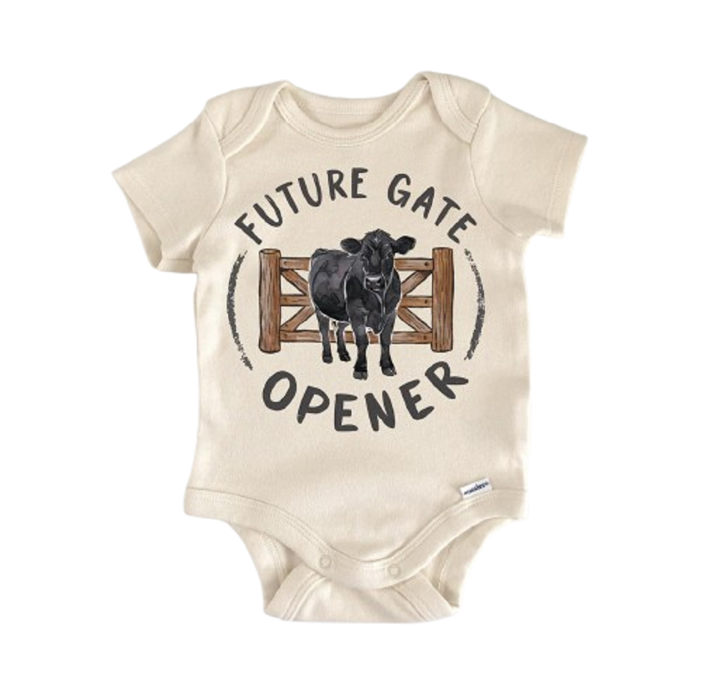 Future Gate Opener Farm Rural - Baby Boy Girl Clothes Infant Bodysuit Funny Cute GS2